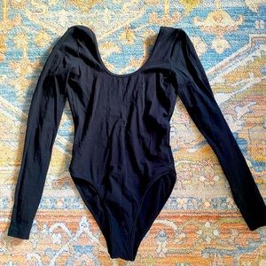 Like New AMERICAN APPAREL body suit -Black Size M